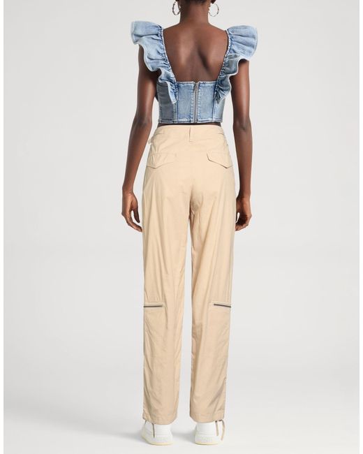 Rag & Bone Natural Solid Color Cuffed Cargo Pants