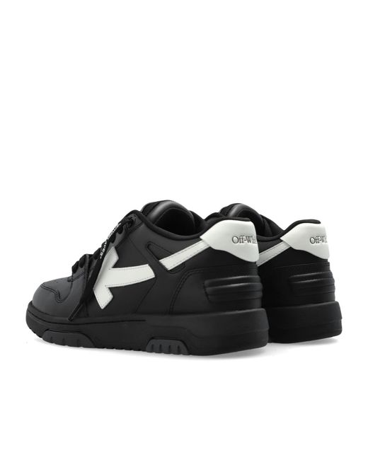 Off-White c/o Virgil Abloh Black Out Off Office Lace-Up Sneakers for men