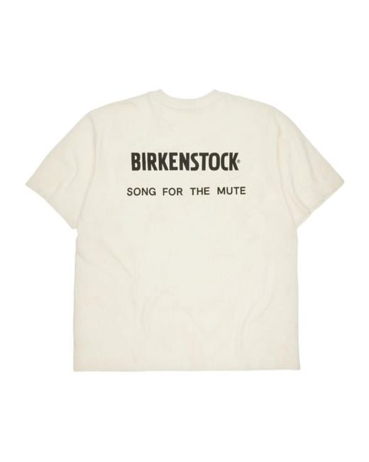Song For The Mute White 'The Artist' Aged T-Shirt for men