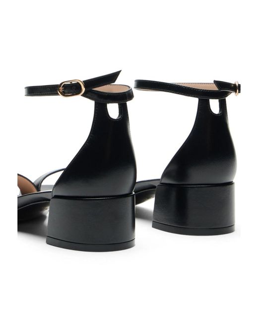 Stuart Weitzman Metallic Nudist Block