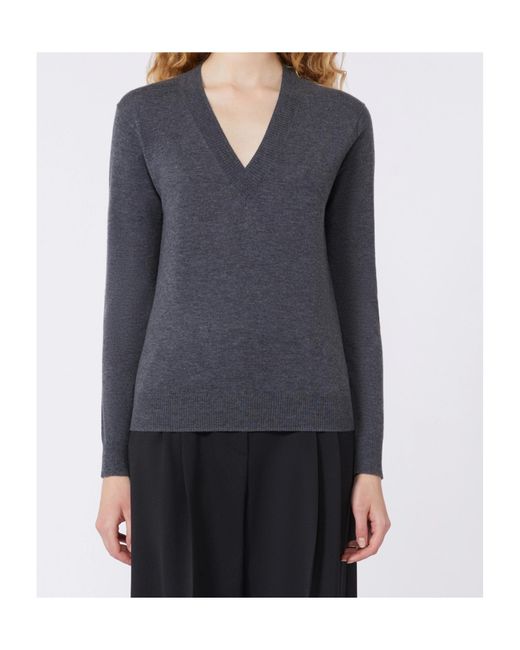 Weekend by Maxmara Blue Long-Sleeved Sweater