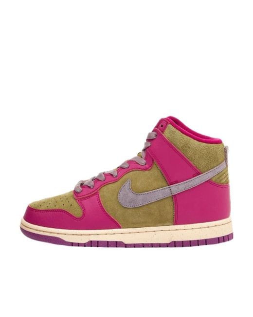 Nike Pink Dunk High 'Dynamic Berry' Sneakers