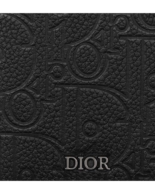 Dior Black Vertical Bifold Wallet for men