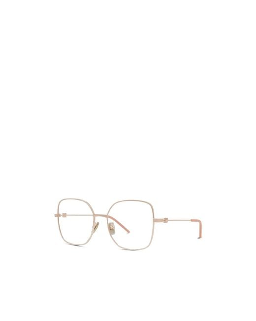 Givenchy White Eyewear Butterfly Frame Glasses