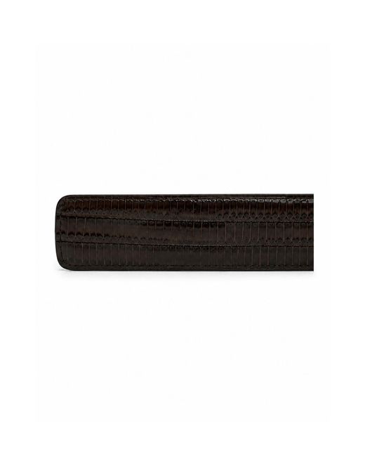 Tom Ford White Double-Sided T-Strap Belt for men