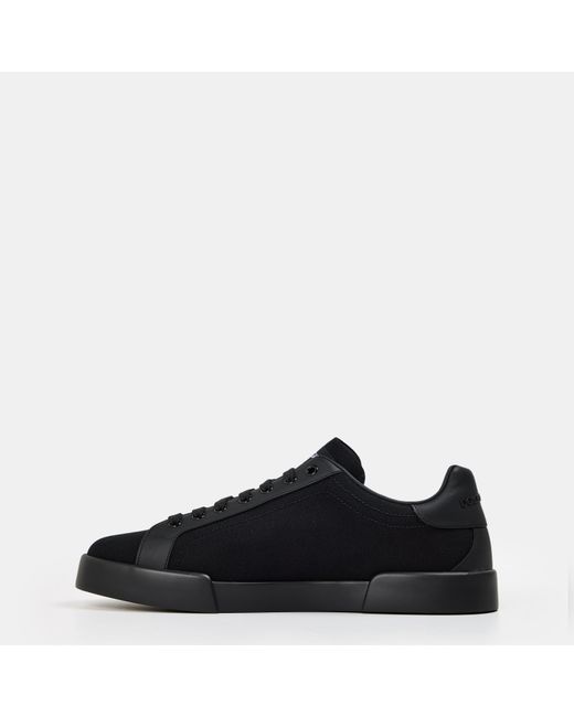 Dolce & Gabbana Black Canvas Sneakers for men