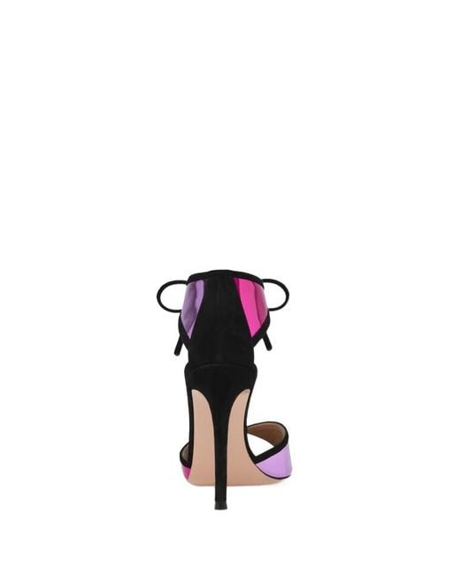 Gianvito Rossi Pink Ankle Strap Heeled Sandals