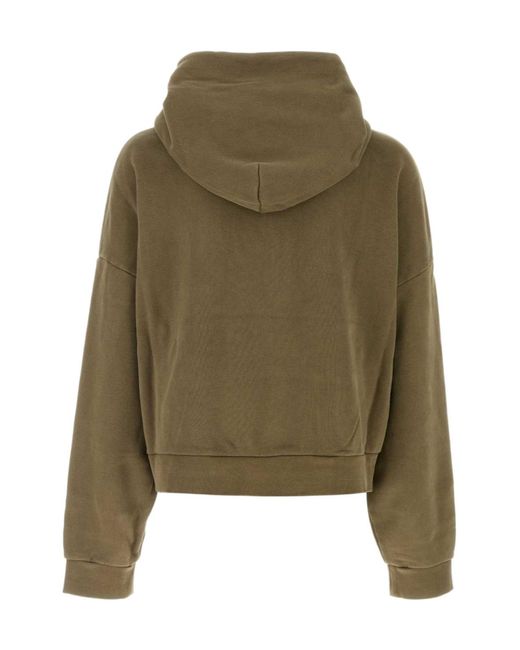 Entire studios Green Heavy Hoodie for men