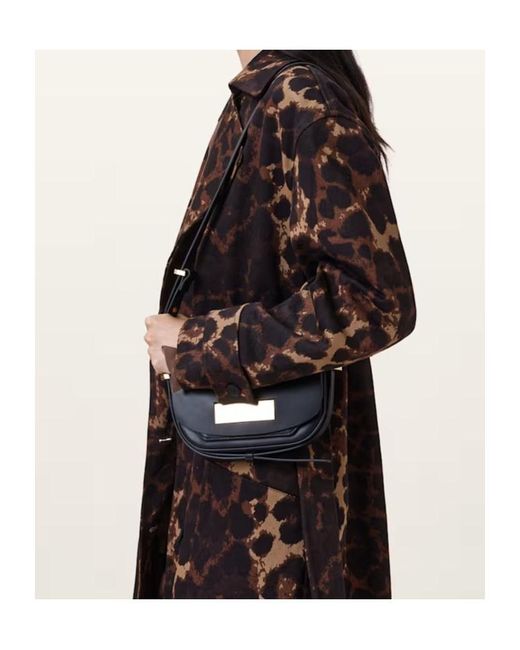AllSaints Black Long-Sleeved Coat