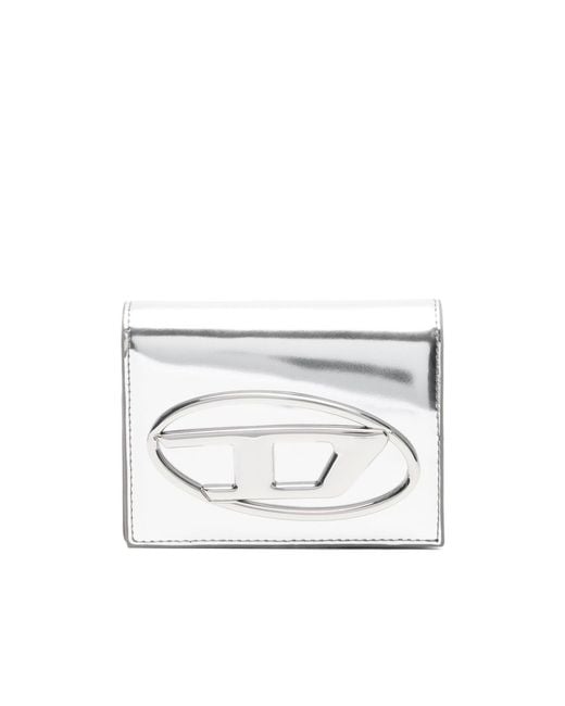 DIESEL White 1Dr Bi-Fold Wallet
