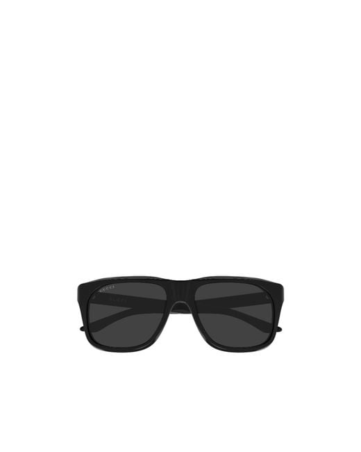 Gucci Black Eyewear Square Frame Sunglasses for men