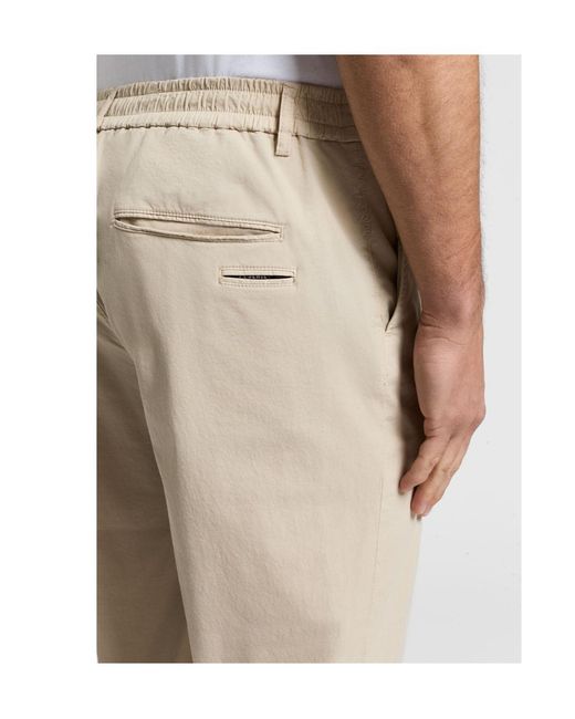 Peserico Natural Pleated Tailored Trousers for men
