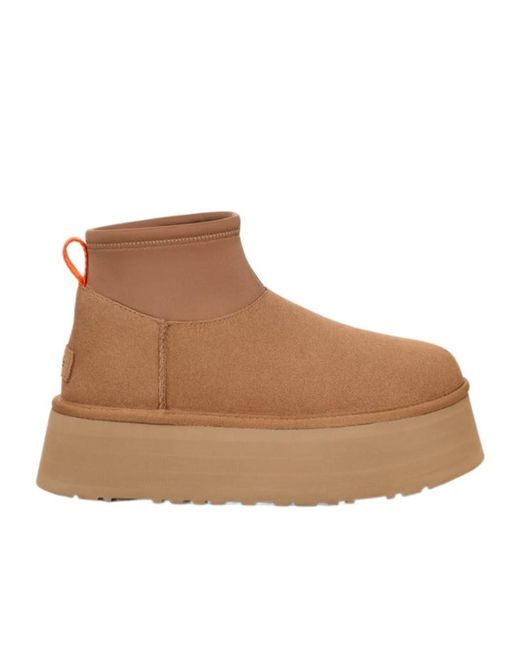 Ugg Brown Classic Mini Dipper Boots