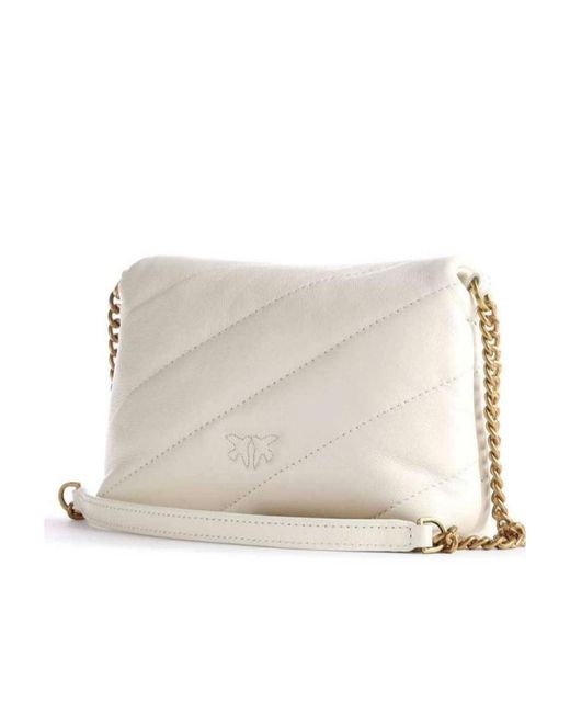 Pinko Natural Love Baby Puff Quilted Crossbody Bag