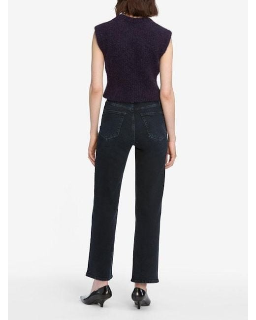 FRAME Blue Buttoned Jeans