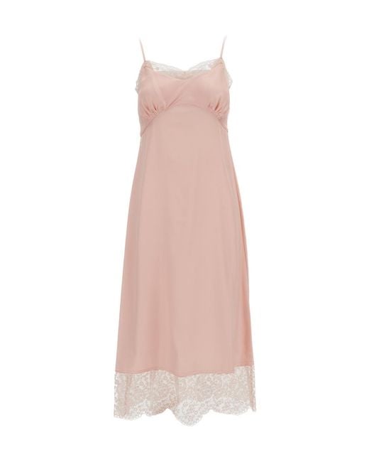 Simone Rocha Pink Suspender Dress