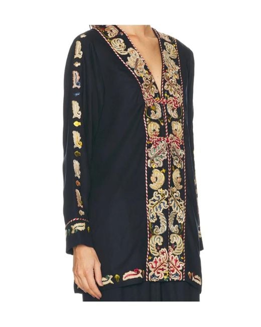 Bode Multicolor Feather Runner Jacket