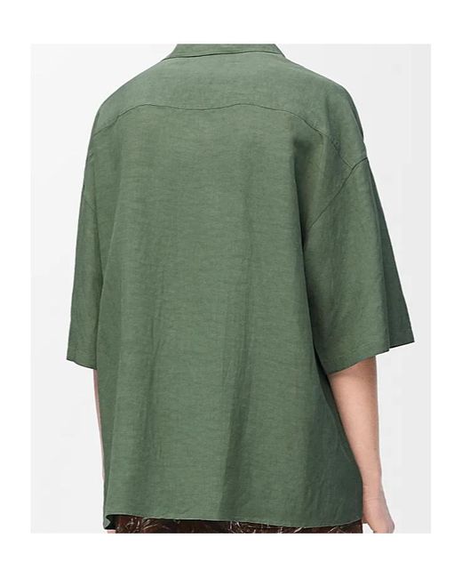 Loewe Green Short Sleeve Shirt for men