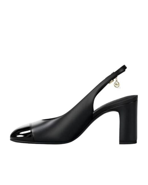 MICHAEL Michael Kors Black Piper Slingback Heeled Pumps