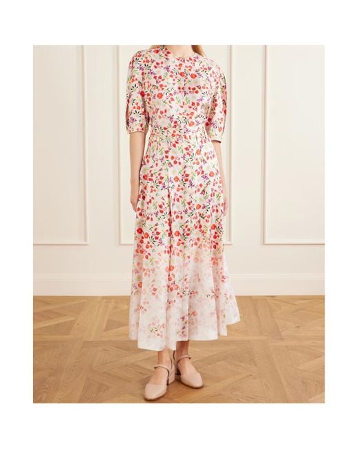 Gabriela Hearst White Printed Skirt