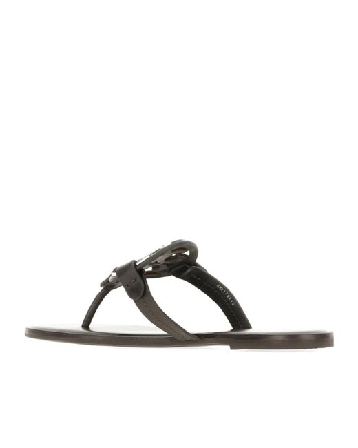 Tory Burch Multicolor Miller Logo Thong Flat Sandals