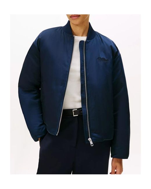 Tommy Hilfiger Blue Bomber Jacket