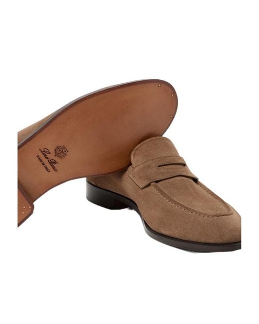 Loro Piana Brown Sergio Loafer for men