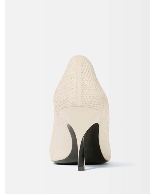 Jacquemus White The Tourni Pointed-Toe Pumps