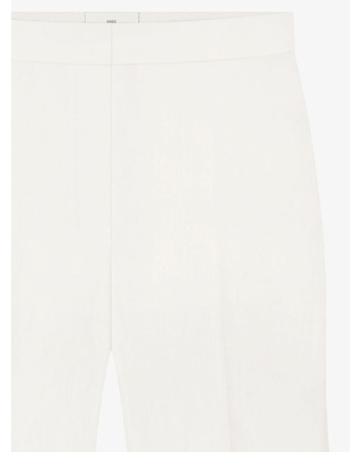 Givenchy White Flared Trousers