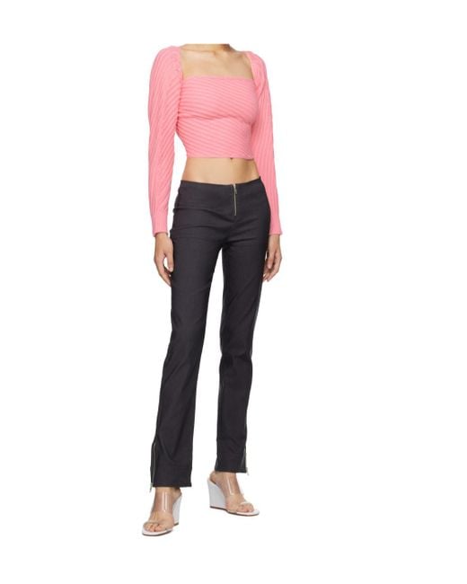 GIMAGUAS Pink Marianne Mangas Sweater