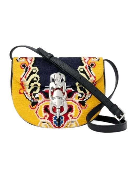 Loewe Blue Patterned Shoulder Bag