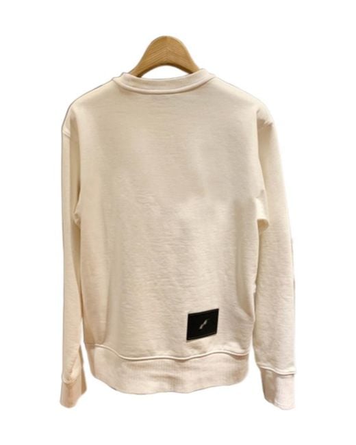 we11done Natural Round-Necked Sweater