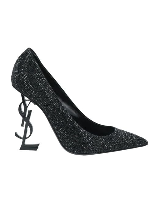 Saint Laurent Black Bright-Colored High Heels
