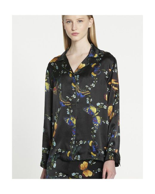 Lanvin Black Logo-Printed Shirt
