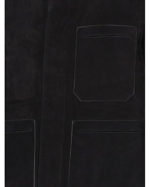 Tom Ford Black Buttoned Chore Jacket for men