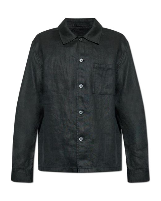 Theory Black Long Sleeve Shirt for men