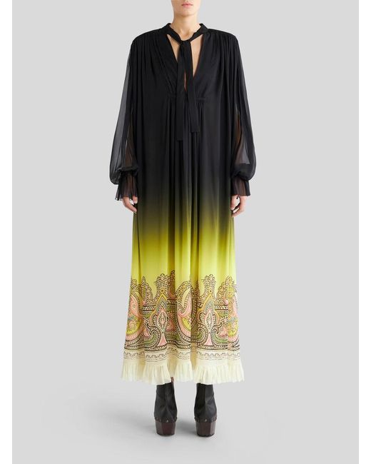 Etro Black Maxi Dresses
