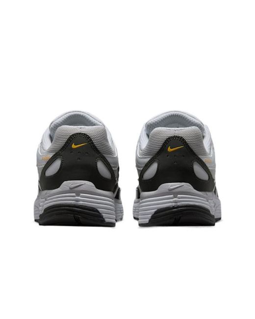 Nike Gray P-6000 Lace-Up Sneakers for men