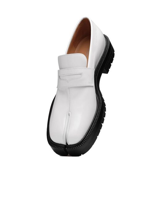 Maison Margiela White Tabi Loafers