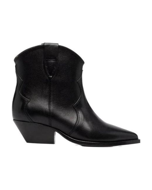 Isabel Marant Black Dewina Ankle Boots