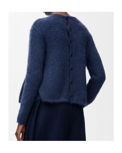 Loewe Blue Buttoned Cardigan