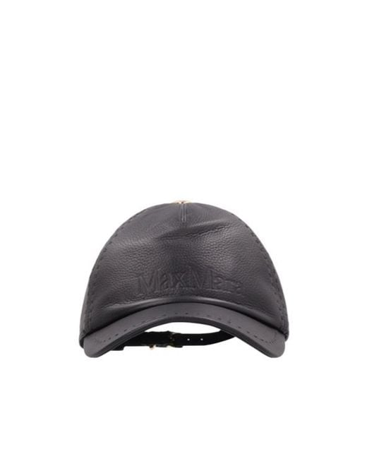 Max Mara Gray Adjustable Baseball Cap