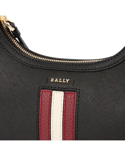 Bally Black Logo Shoulder Bag
