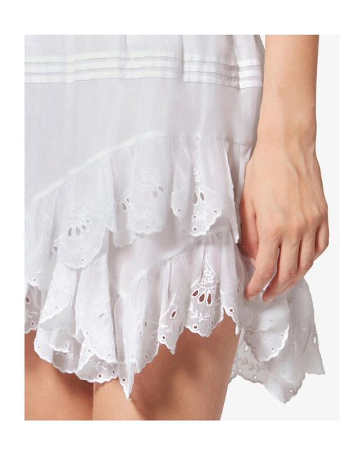 Isabel Marant White Isabel Marant Étoile Jocadia Floral Lace Shorts