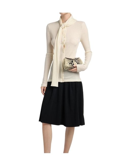 Totême  White Long-Sleeve Knit T-Shirt