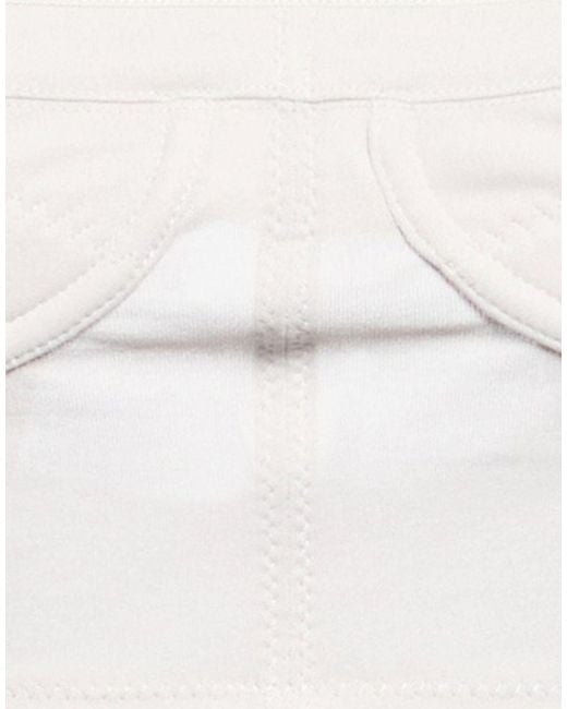 Jacquemus White Solid-Colored Sleeveless Cropped Top
