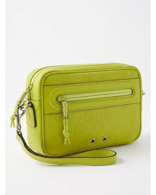 Gucci Yellow Edge Small Crossbody Bag for men