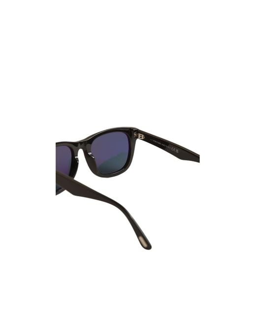Tom Ford White Logo Sunglasses for men