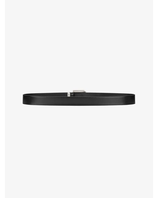 Givenchy White Gentleman Buckled Belt for men