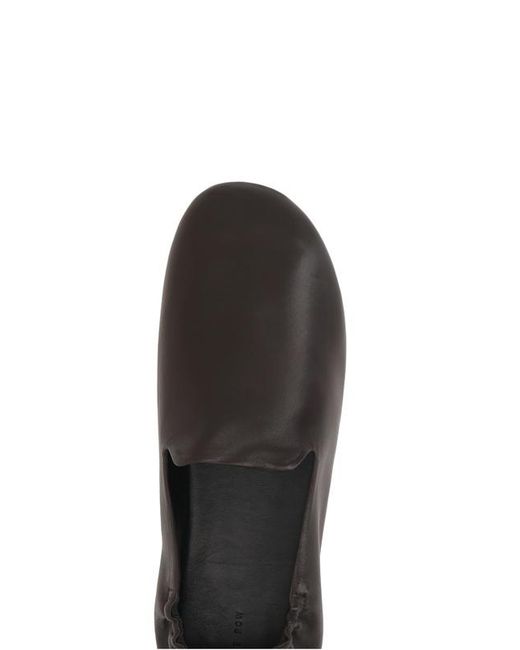 The Row Black Casa Slippers